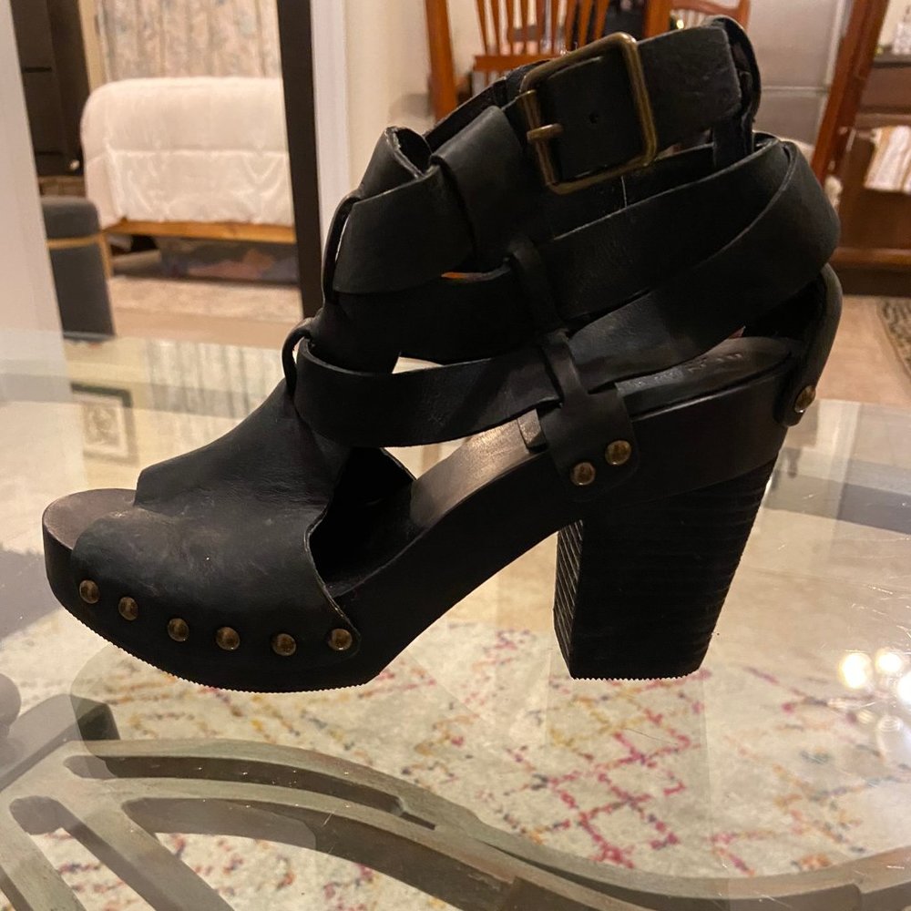Ralph Lauren Chunky Wedge Sandal